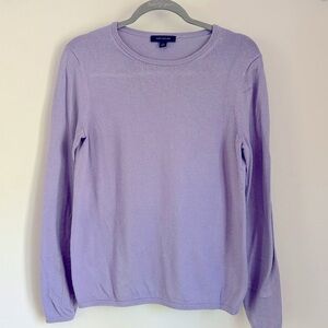 Light Cotton Purple Ann Taylor Summer Sweater